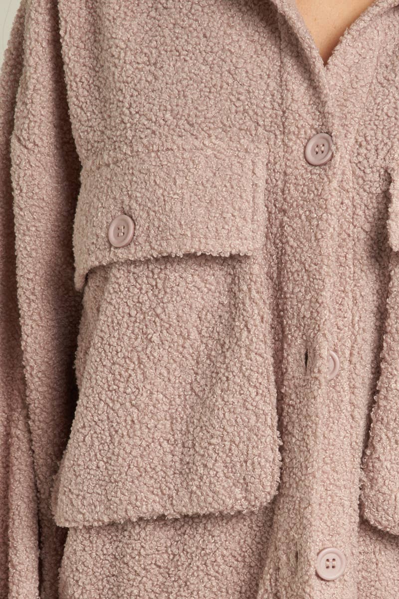 En Crème - Vente Veste – femme - Veste en fourrure oversize6