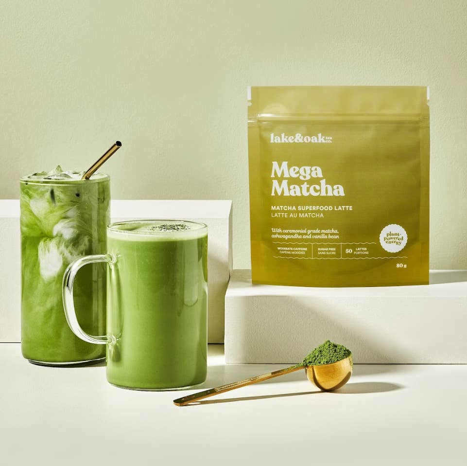 Lake & Oak Tea Co. - Wholesale Health/Detox Tea - Mega Matcha - Superfood Latte Blend