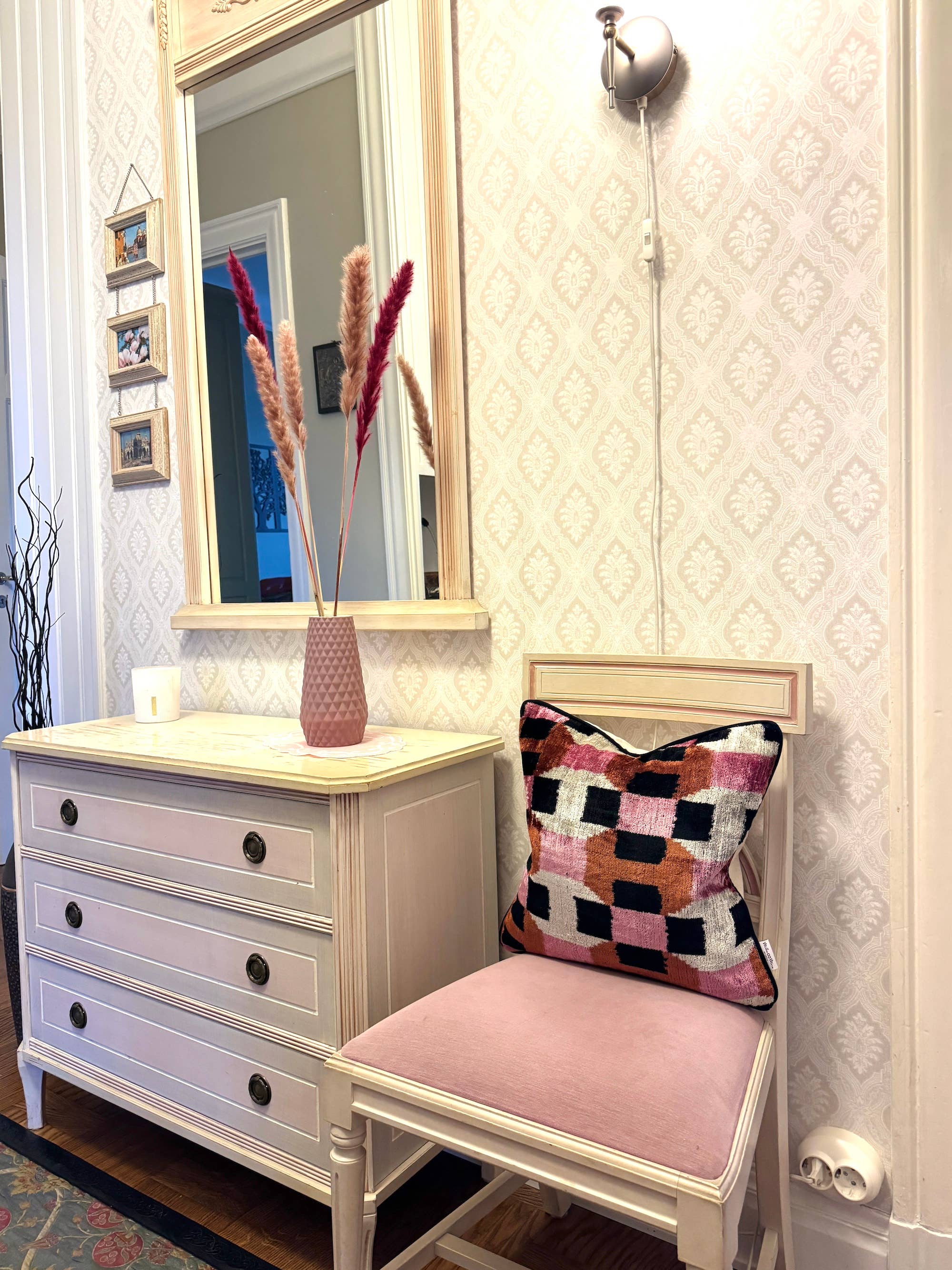 Mila∞Miro by Emelie - Wholesale Throw Pillow Cover - Velvet Ikat Cushion Candy | Velvet Ikat Pillow Cover7