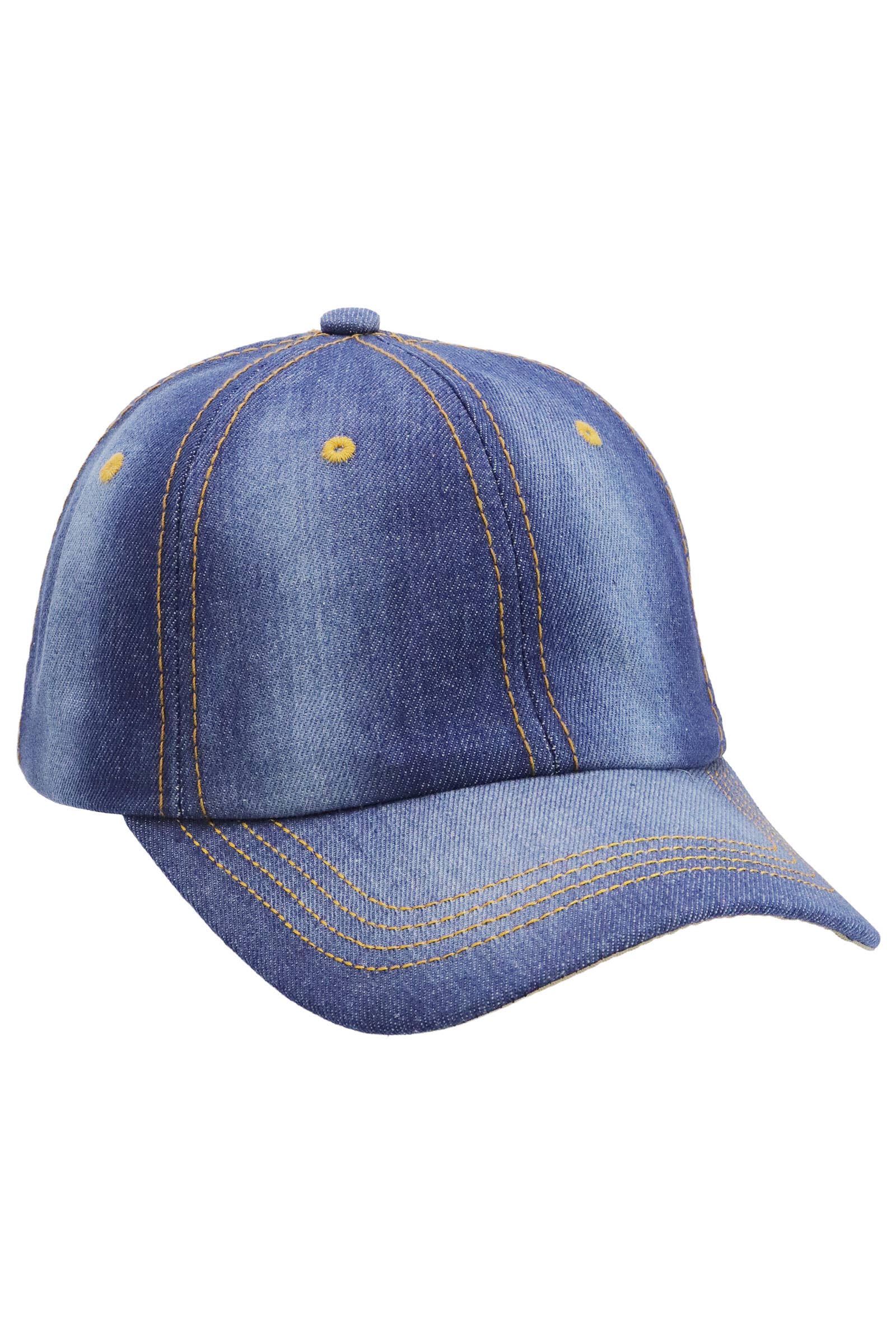 Cap Zone - Wholesale Baseball Cap - Unisex - Denim Twill Cotton Six Panel Baseball Cap0