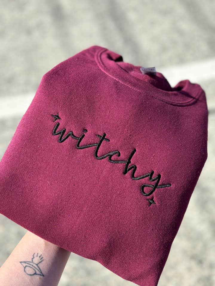 Hexenhaftes Crewneck für den Großhandel von Kalei's Creations