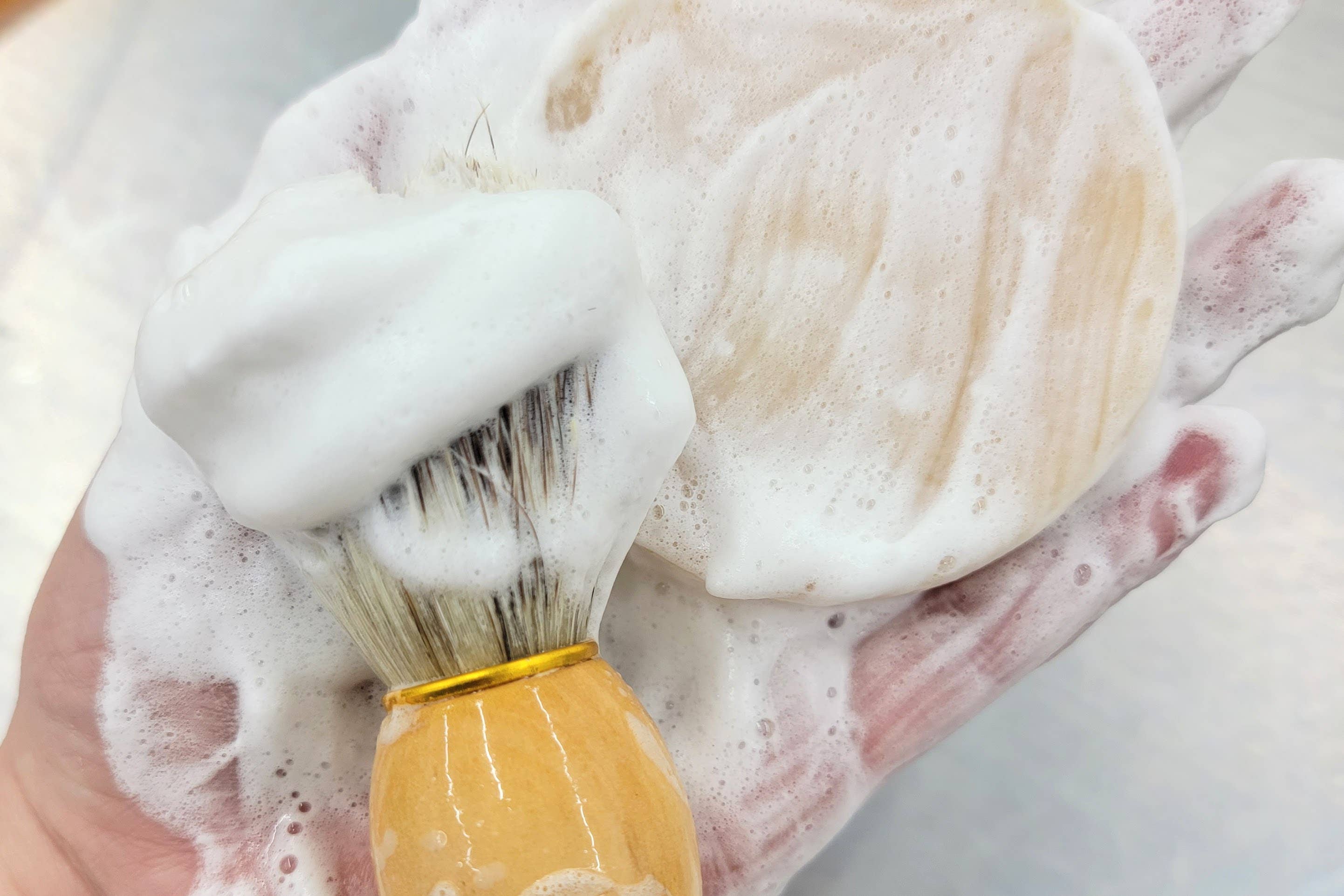 Modern Soapmaking - Wholesale Shave Soap - Men's - Traditional Shaving Semi-Soft Soap (Unscented, Wet Shaving)4