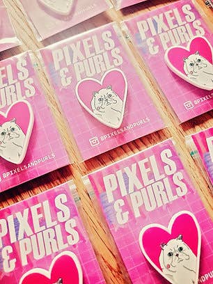 Pixels & Purls - Wholesale Embroidery/Cross Stitch Supplies - Cat Magnetic Needle Minder2