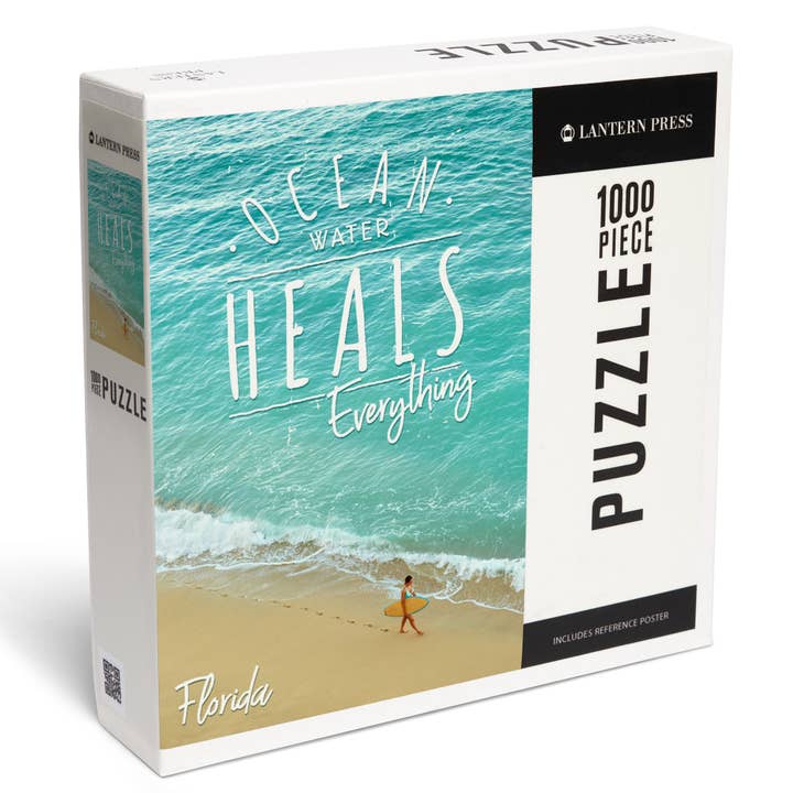 ROMPECABEZAS DE 1000 PIEZAS Florida, El agua del océano lo cura todo para venta al por mayor de Lantern Press