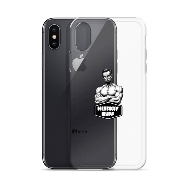 Custodia trasparente per iPhone®, Abraham Lincoln "Appassionato di storia" per la vendita all'ingrosso da parte di Heritage Owl