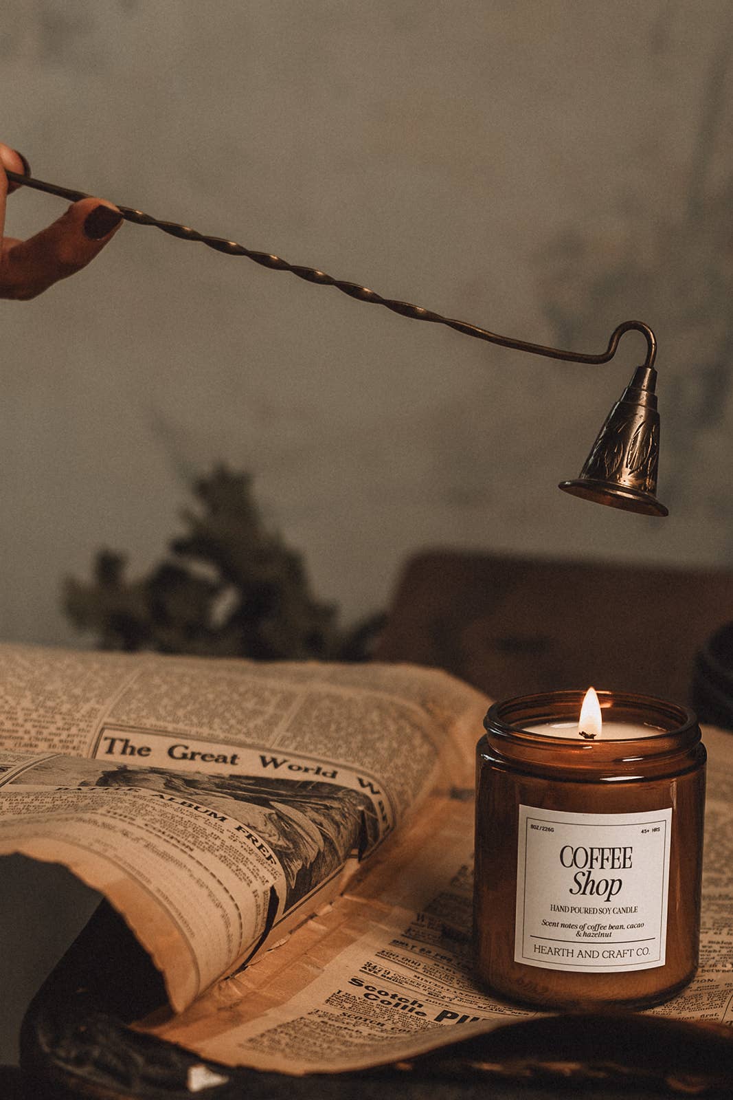 Hearth and Craft Candle Co. - Vente Bougie en bocal - CAFÉ12