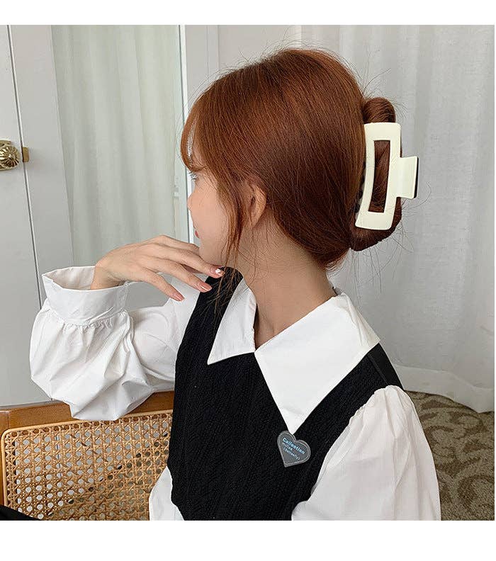 AK Brand – Großhandel Haarclip – Damen – Zweifarbige Jumbo-Acryl-Haarklammer10