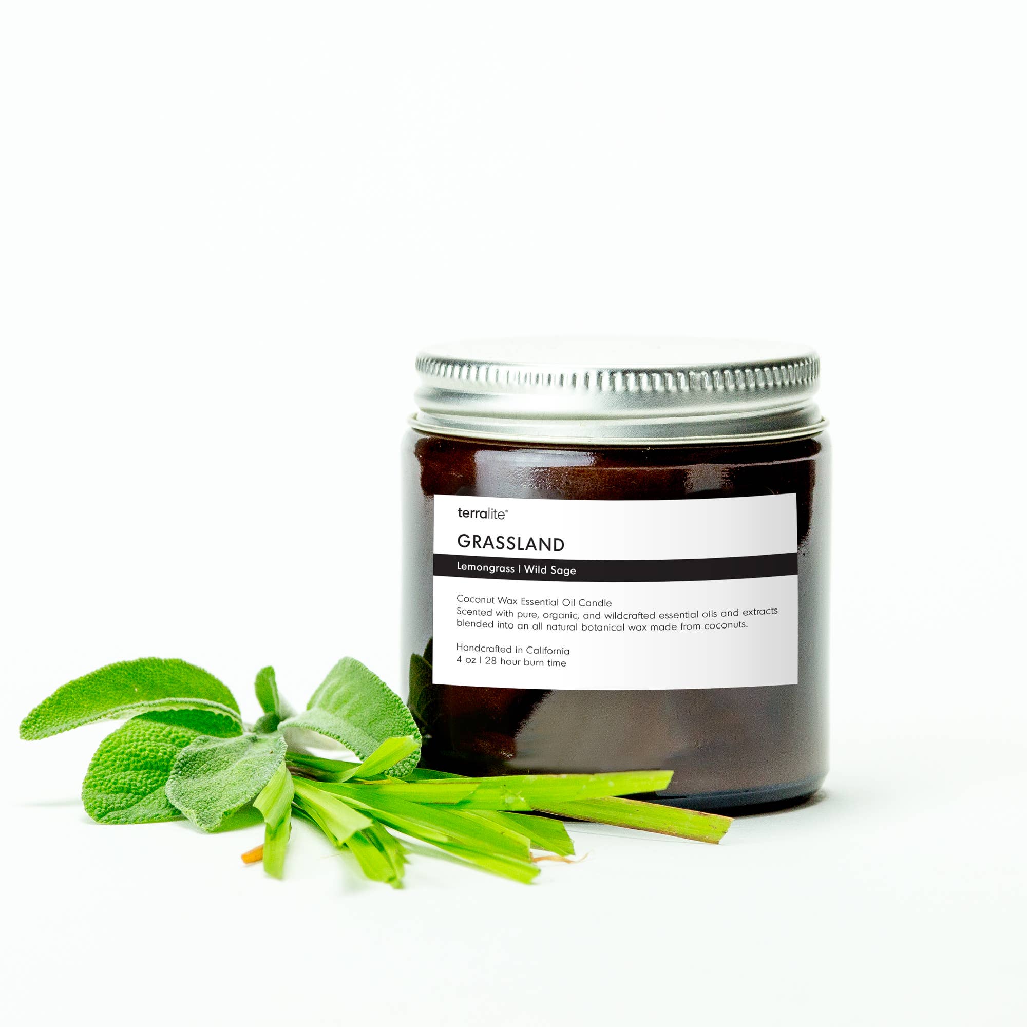 Terralite - Wholesale Jar/Filled Candle - GRASSLAND - essential oil candle3