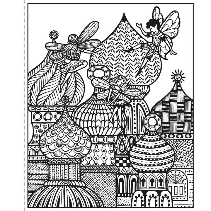 HarperCollins - Wholesale Coloring & Activity Book - Kids & Baby - Fairy Palaces Magic Painting Book : Usborne3