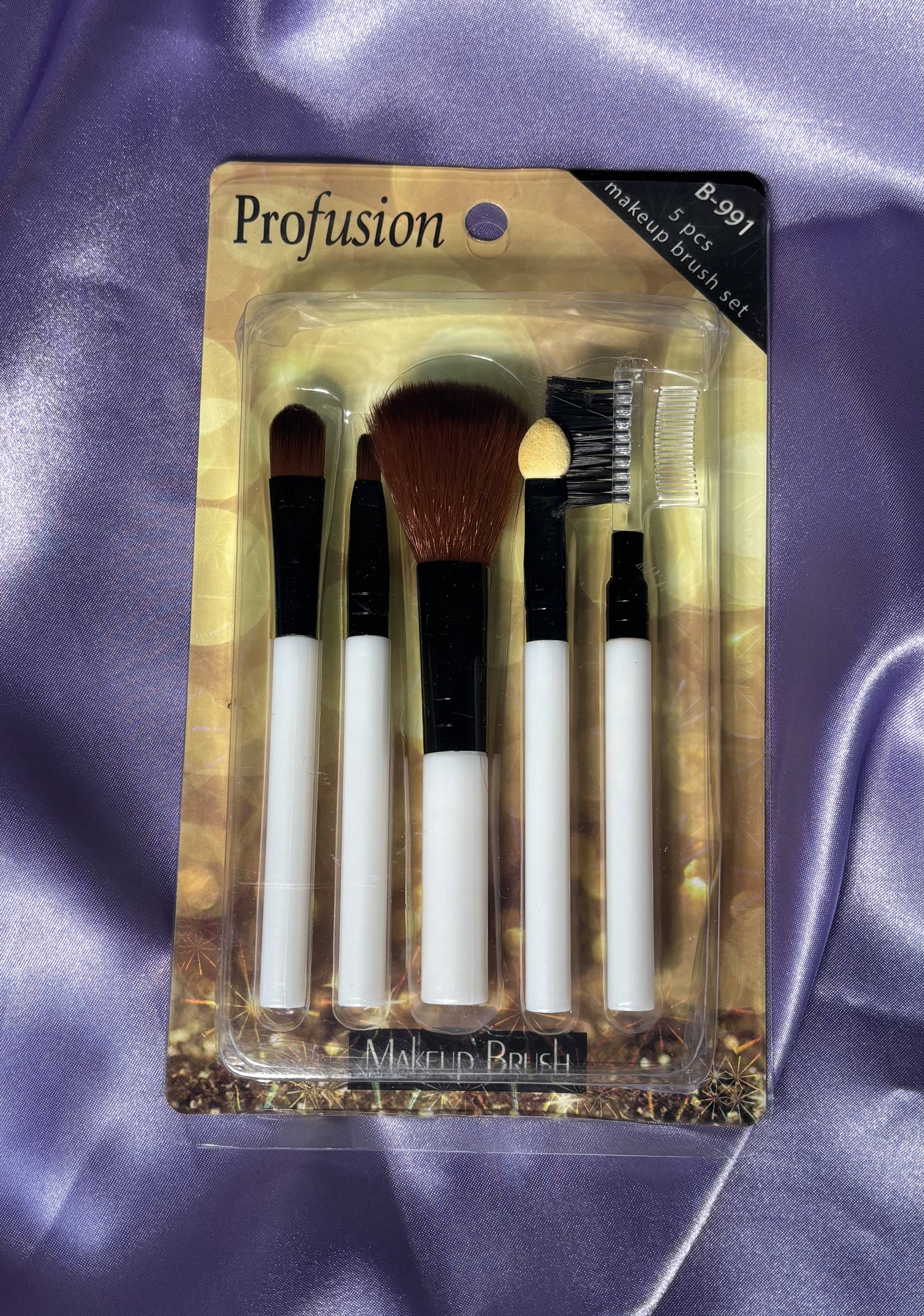 VIAI Beauty - Wholesale Makeup Brush Set - PROFUSION 5pcs Makeup Brush Set9