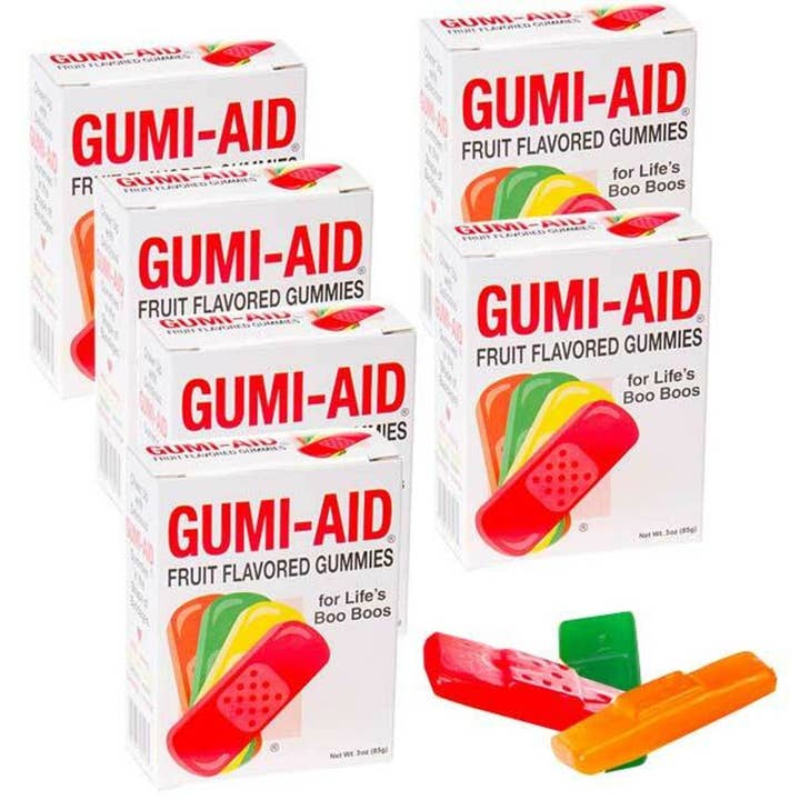 I Got Your Candy - Wholesale Gummy - Gumi Aid Gummy Band-Aids 3oz - 12ct