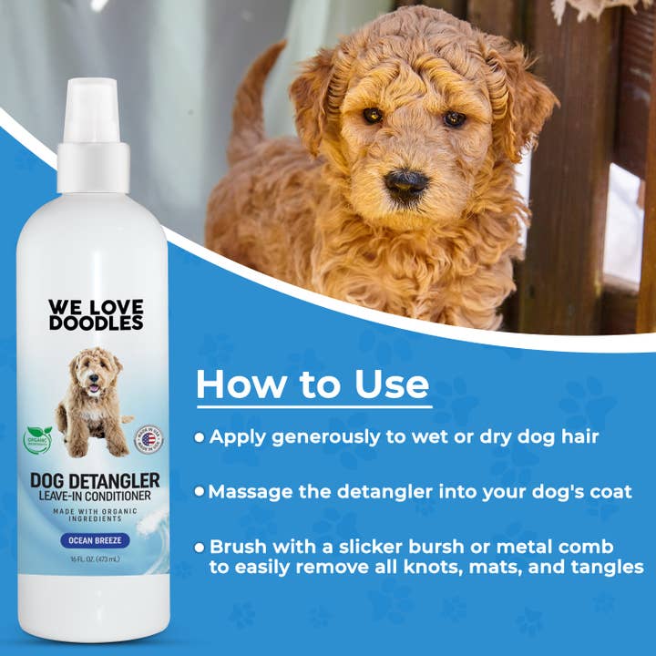 We Love Doodles – Produtos de higiene - Cão por atacado – Spray Desembaraçador para Cães (Ocean Breeze Aroma)3