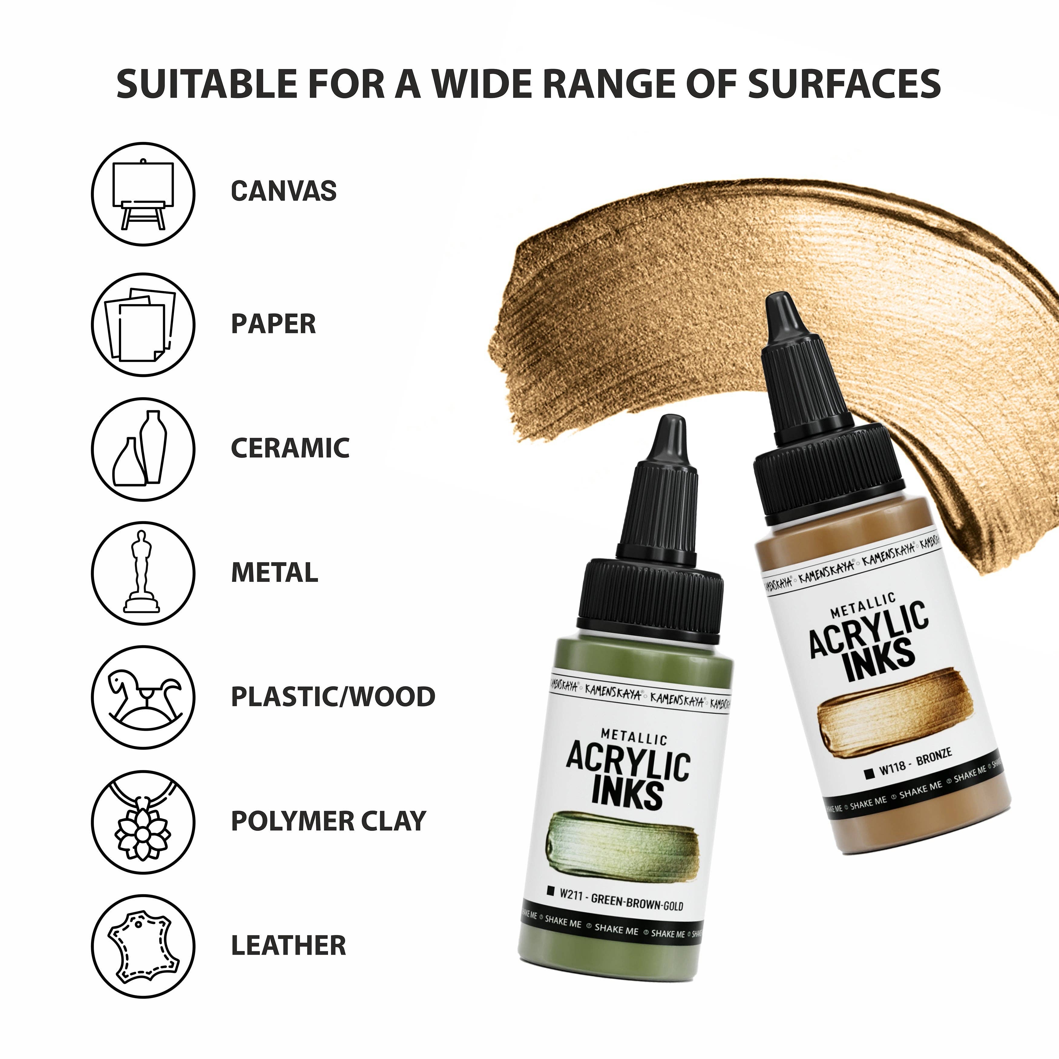 KAMENSKAYA - Wholesale Acrylic Paint - Acrylic Ink W212 Blue-violet-red5