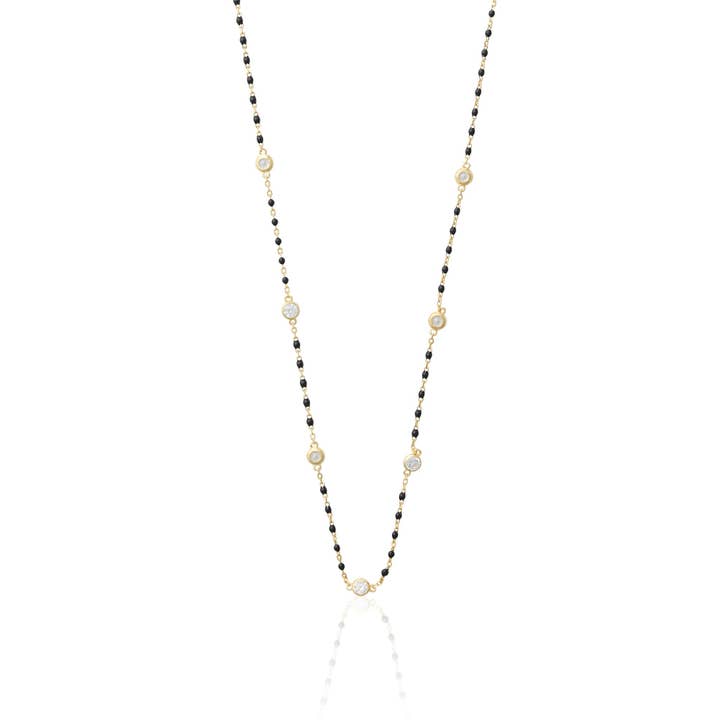 Pave Stardust Necklace for wholesale by Lucky Star Jewels