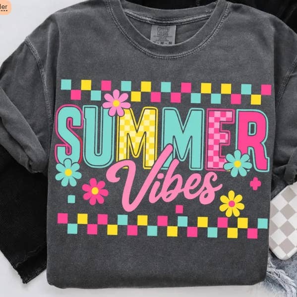 Summer Vibes Tee for wholesale by Southern Designs & Home Decor