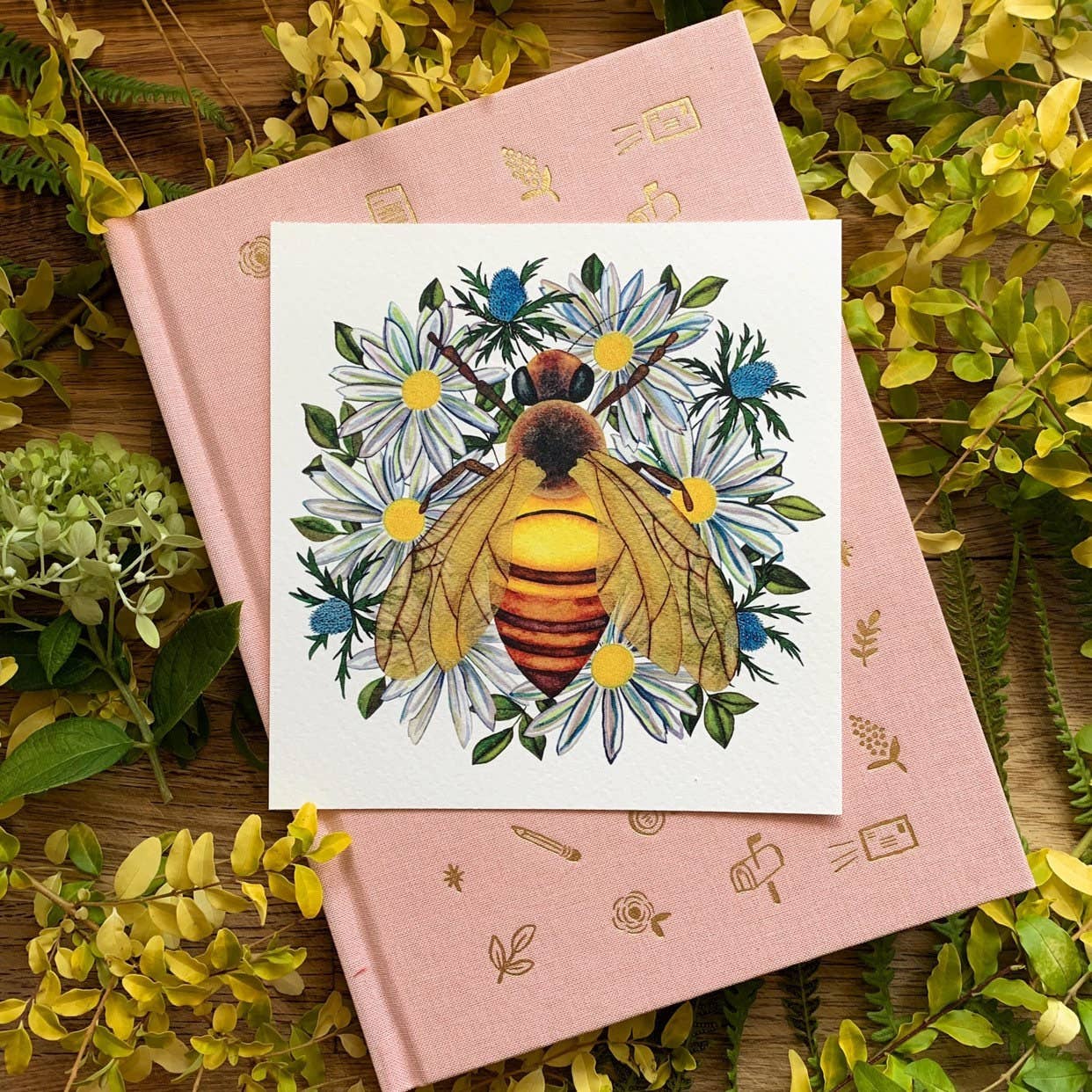 Candace Fincher – Großhandel Kunstdruck – Heimdeko mit Honigbienen-Aufdruck oder Hummel, Geschenk für Imker, Seehaus-Dekoration6
