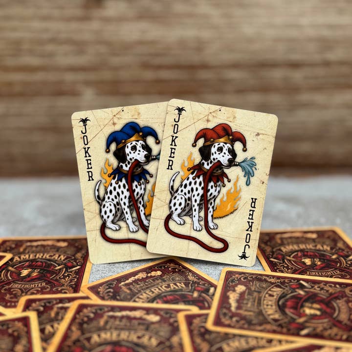 History America - Wholesale Playing Cards - “American Firefighter” – Premium Casino-Grade Patriotic Playing Cards | Standard Size2