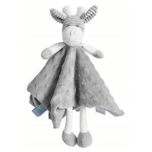 Giraffe Comforter - Grey - 30cm for wholesale by ES Kids