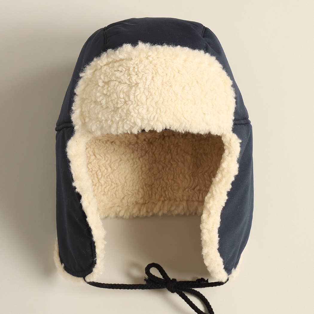 Fashion City - Wholesale Trapper/Bomber Hat - Women's - Warm Sherpa Winter Trapper Hat with Ear Flaps2