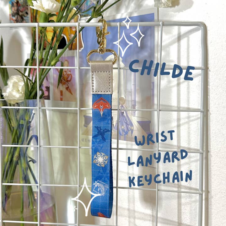 Childe Tartaglia læder håndledsrem nøglering for engroshandel hos Studio Ayu