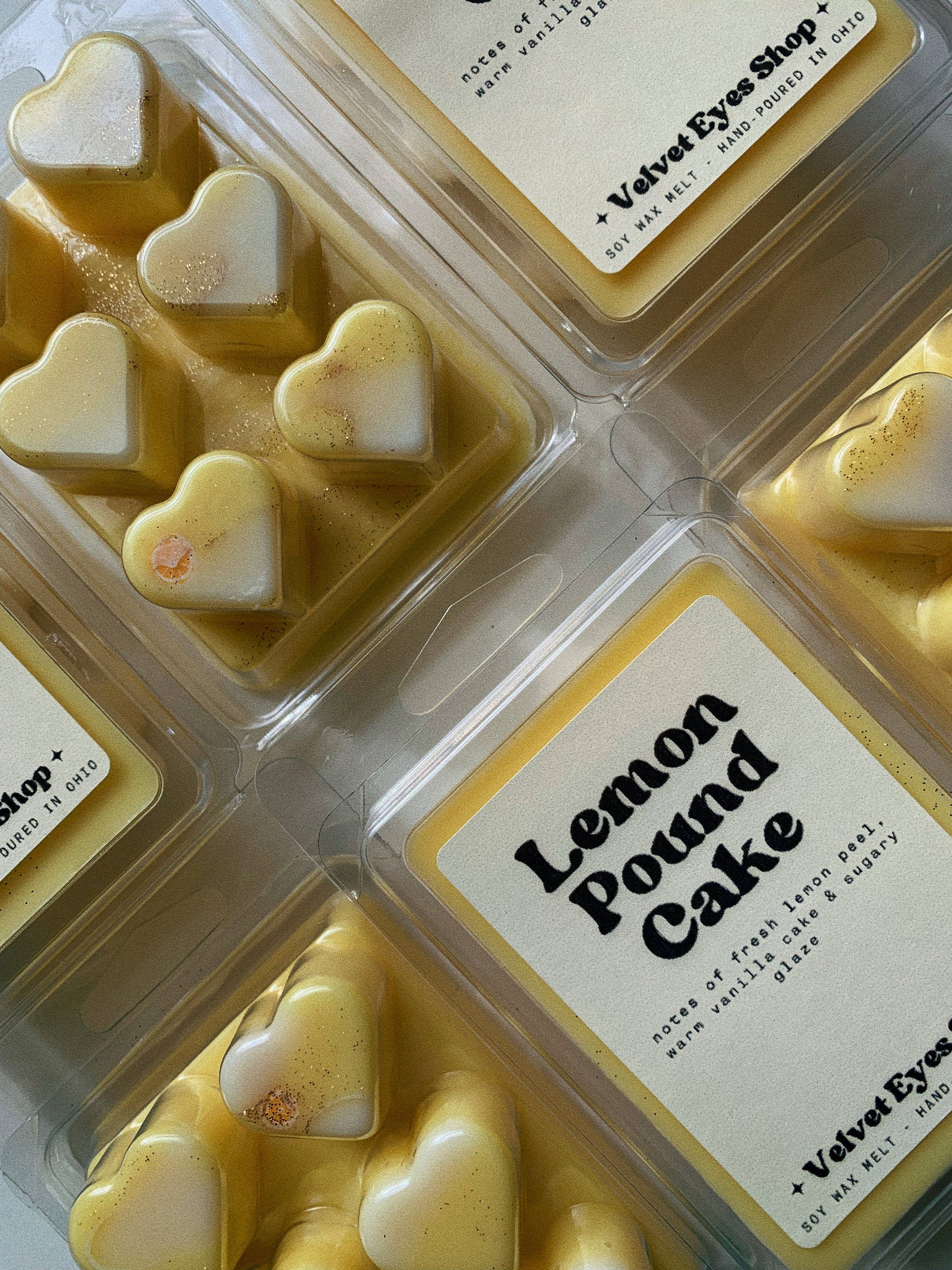 Velvet Eyes Shop - Vente Fondants - Citron Pound Cake Cire Fondue2