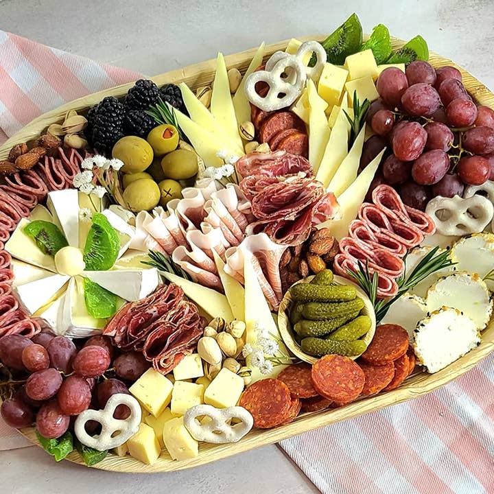 Karmic Seed - Wholesale Platter - Large Serving Rectangle 17x12 inch Platters - Pk of 10 trays