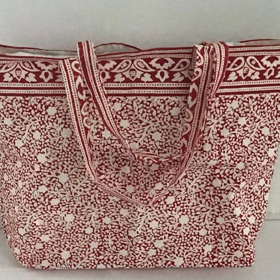natural habitat - Wholesale Grocery/Shopping Bag - Picnic Bag Holiday Print Red0