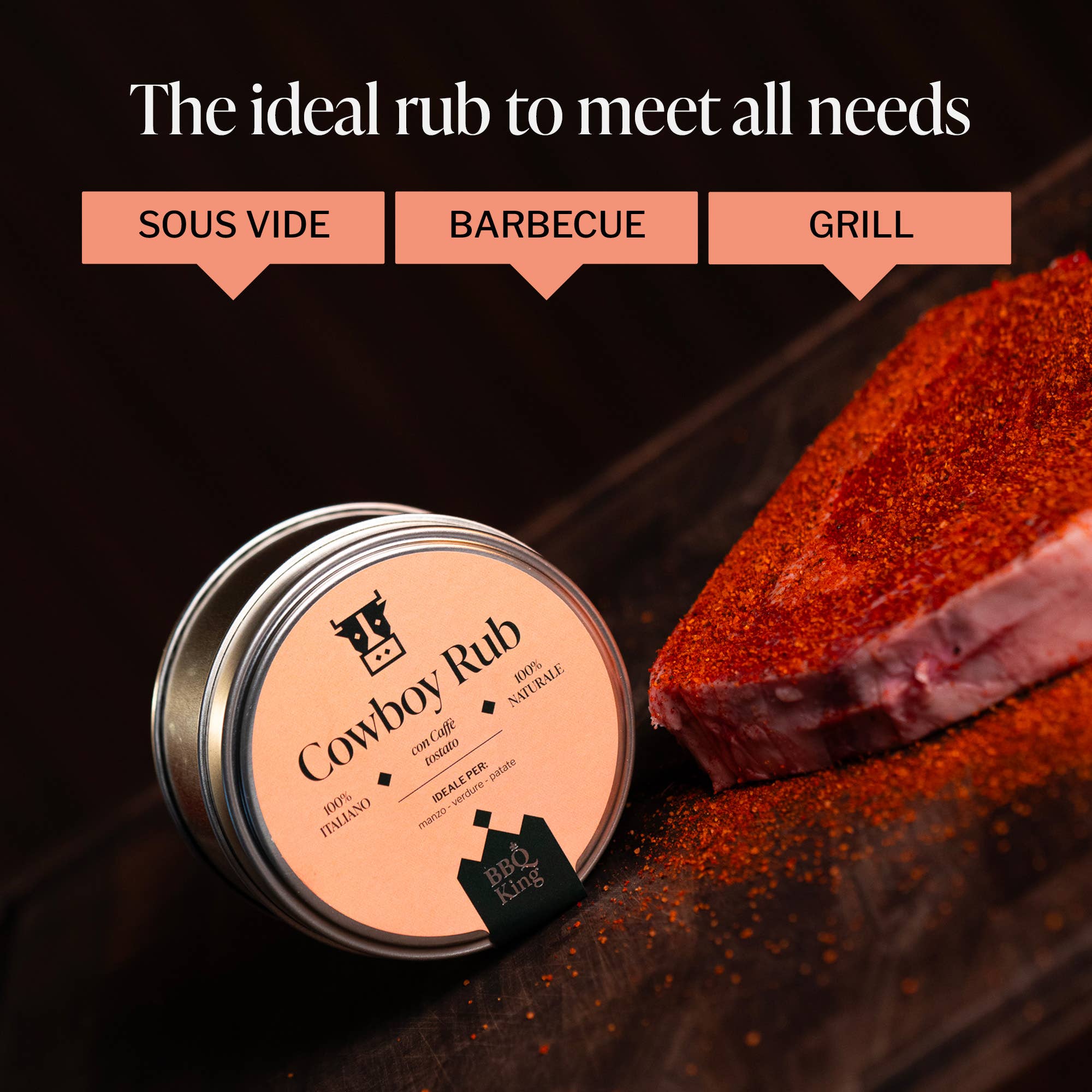 BBQ King - Wholesale Rub - Cowboy Rub 70 g (2.46OZ)2