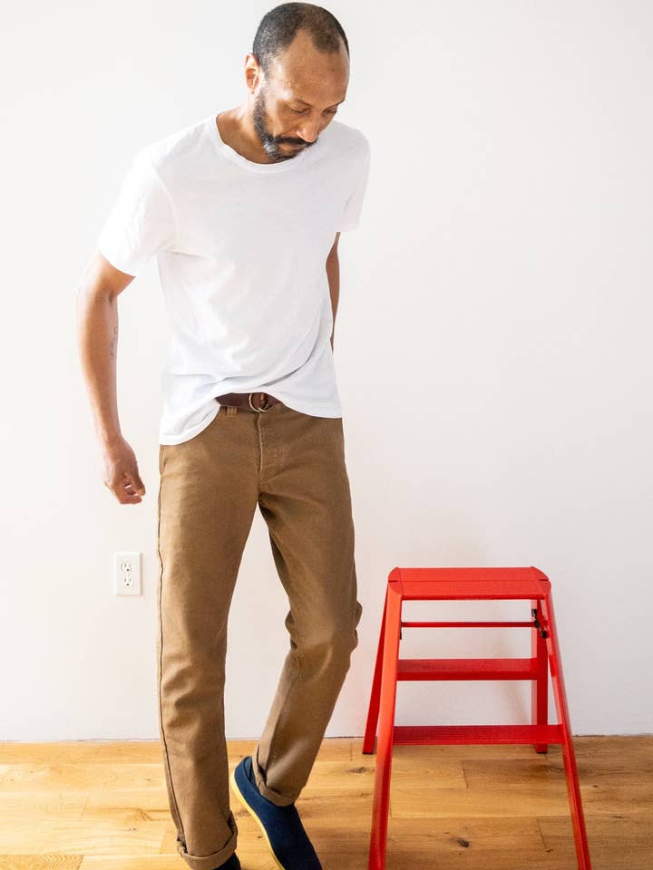 Lightweight Ringspun Short Sleeve Tee - White for wholesale by Grown and Sewn