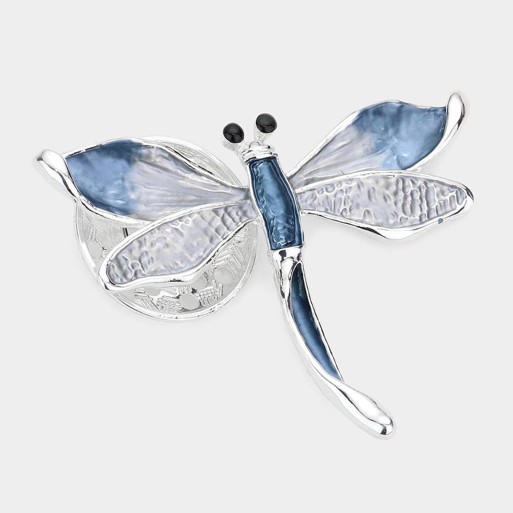 Sensibling Corp. - Vente Broches - Broche magnétique libellule en métal coloré0