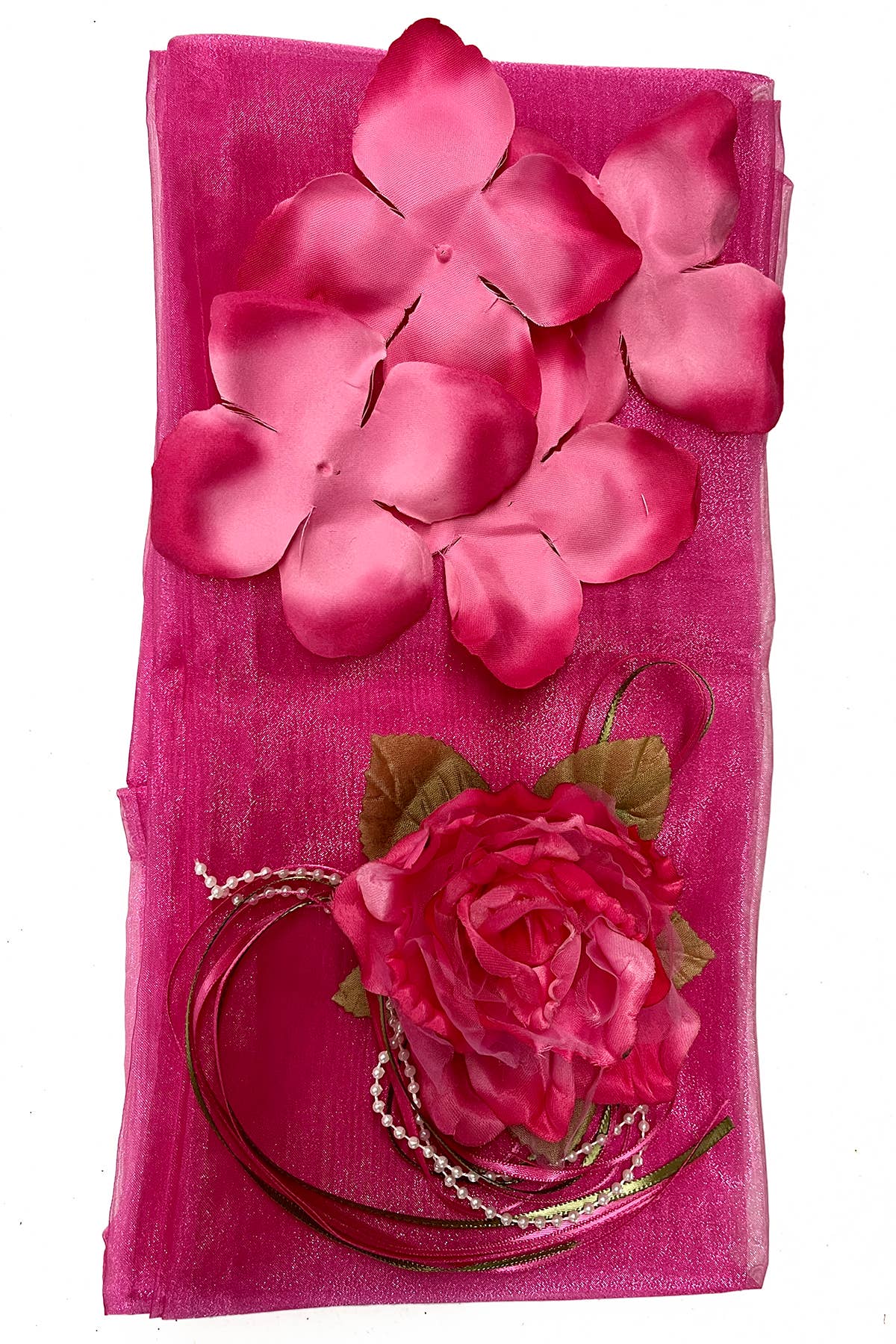 Kid's Dream - Wholesale Dress - Baby - Satin Flower Petal Baby Dress with Organza Sash17