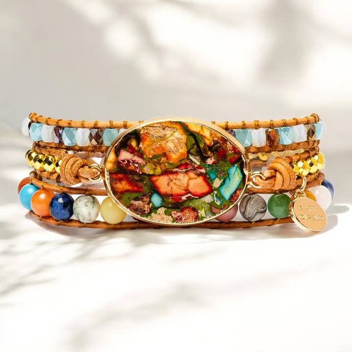 Warrior Goddess Wrap Bracelet for wholesale by Cape Diablo