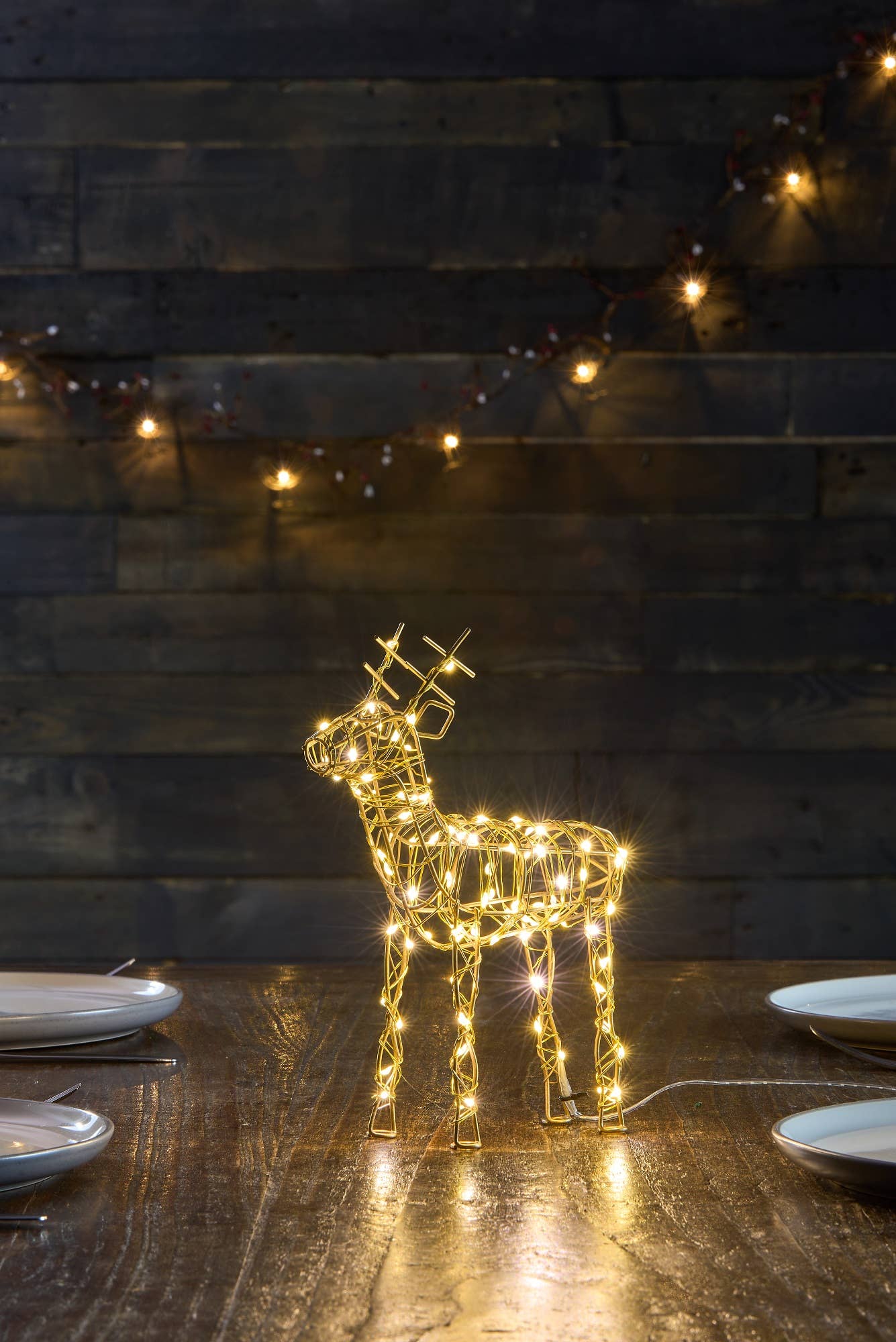 Lumina Of London AU - Wholesale Christmas decoration - Wire Reindeer - Table Light5