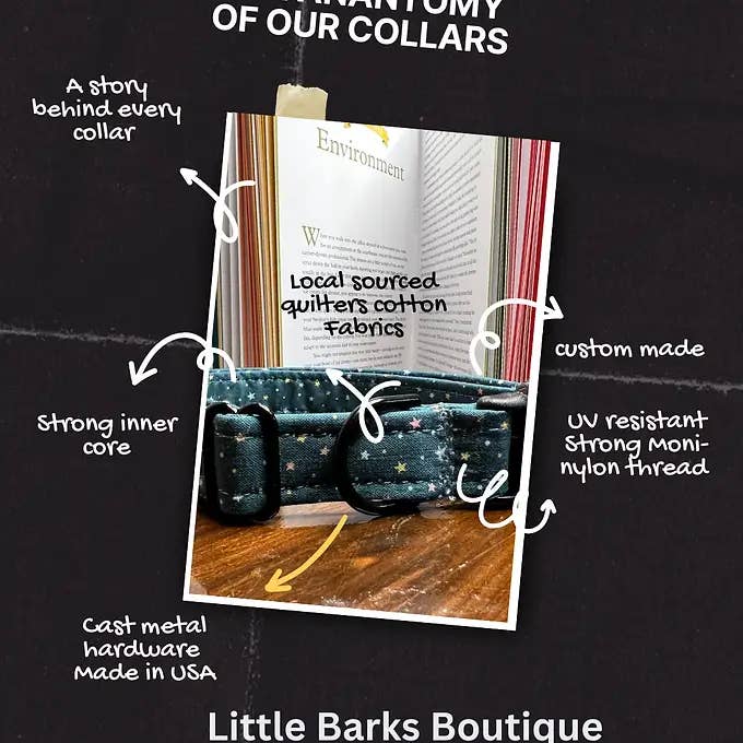 Little Barks Boutique - Vente Collier – chien - Le « Willow » - Collier pour chien8