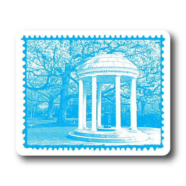 House of Swank Clothing - Wholesale Sticker - UNC Old Well Sticker