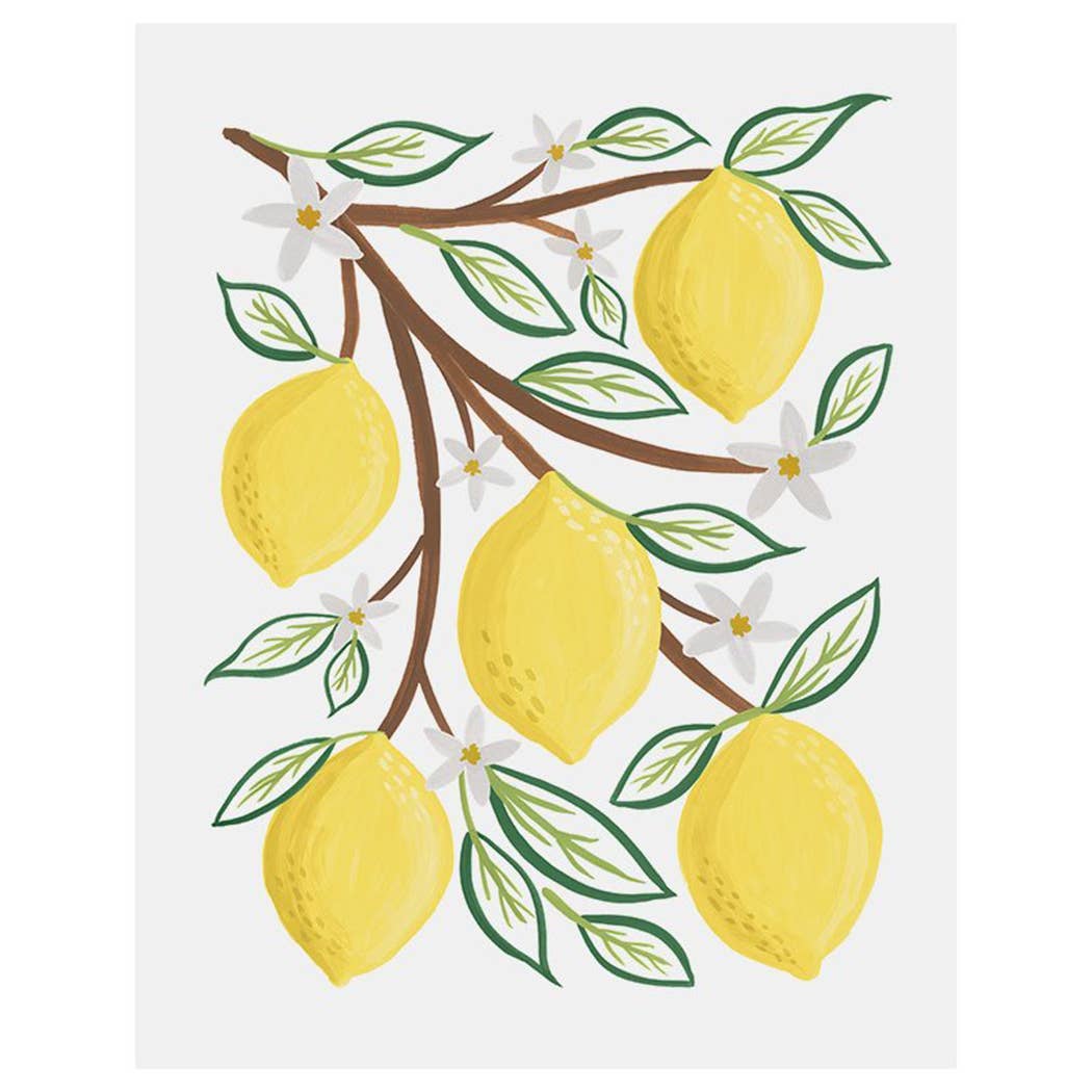 LoveLight Paper - Vente Affiche d'art - Citrons - Moderne Farm Garden Art Print1