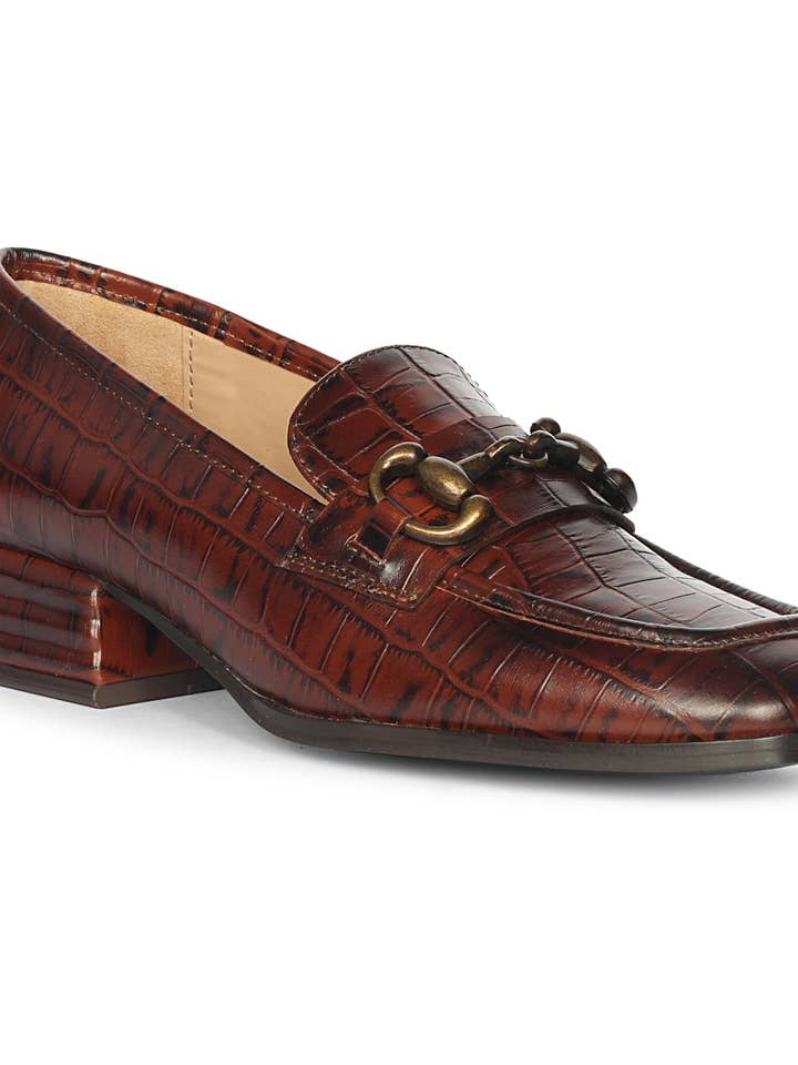 Jacqueline Croco - Mocassini con Tacco per la vendita all'ingrosso da parte di Future Brands Group