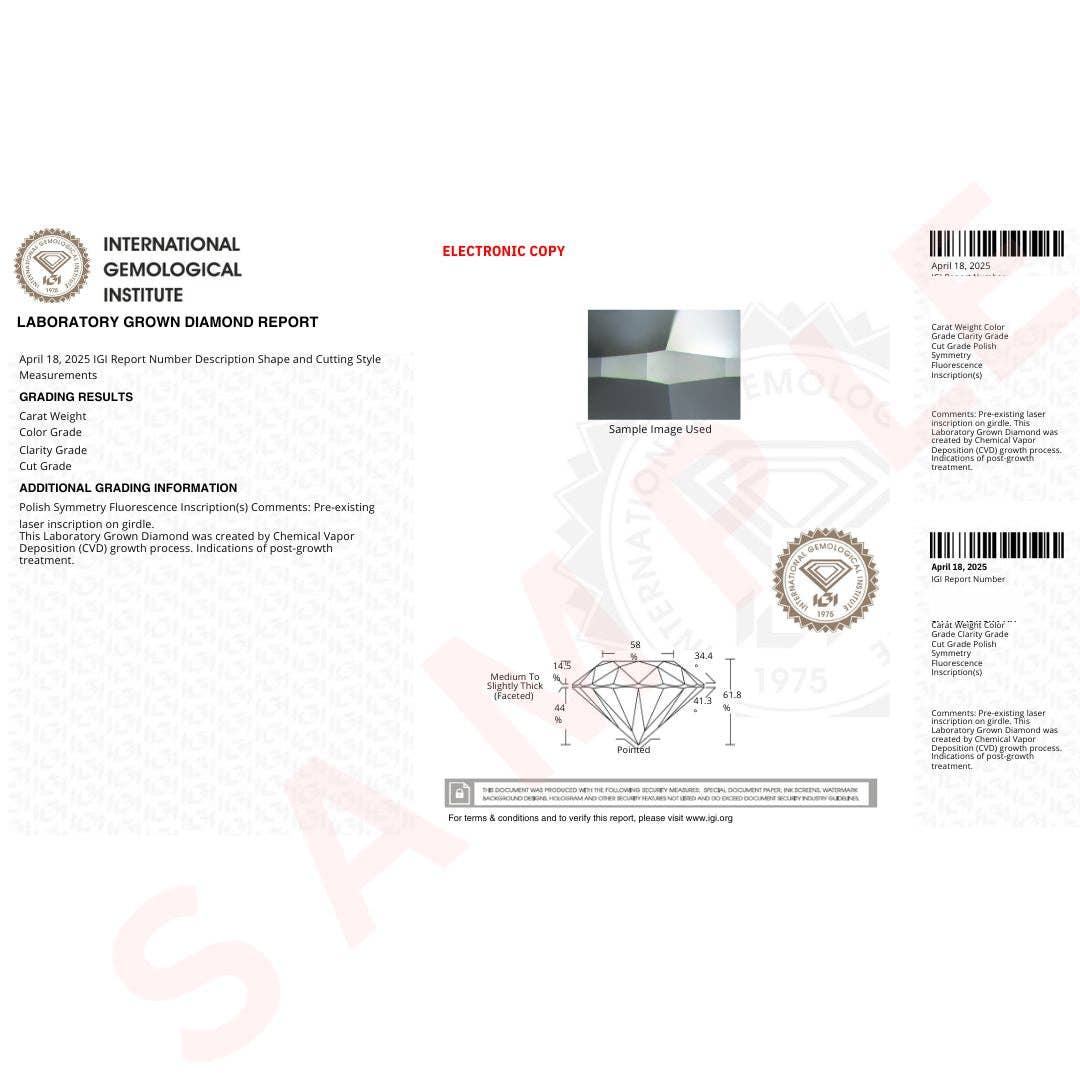 Fine Diamond - Wholesale Single Stone/Solitaire Ring - Emerald Cut Loose Lab Grown Diamond Stone VVS2 IGI Certified7