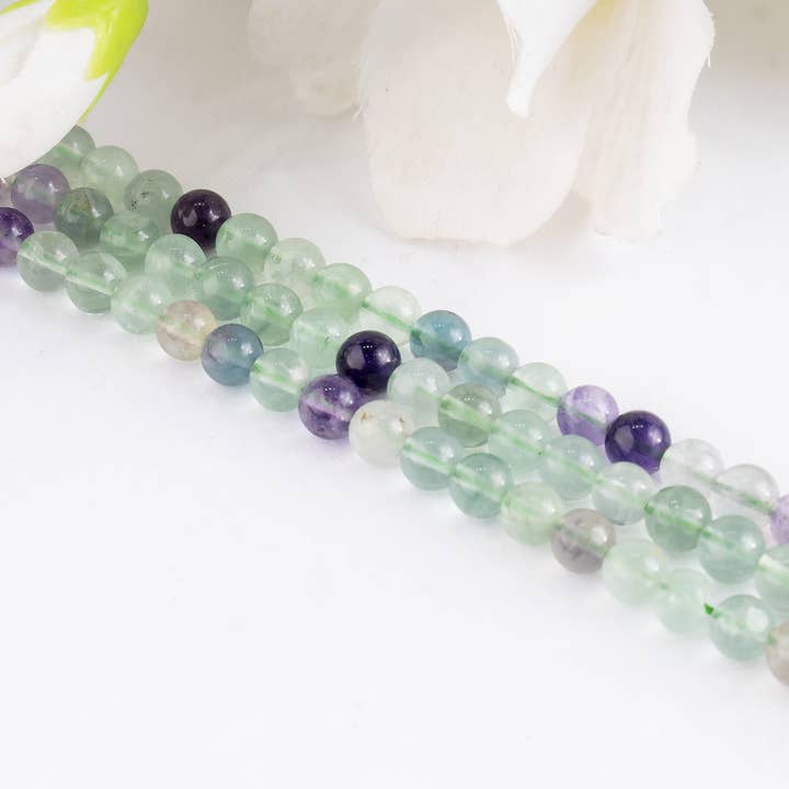 Soothing Crystals Beads - Wholesale Beads - Crystal Jewelry Beads | Multi Fluorite | Gemstone Beads4