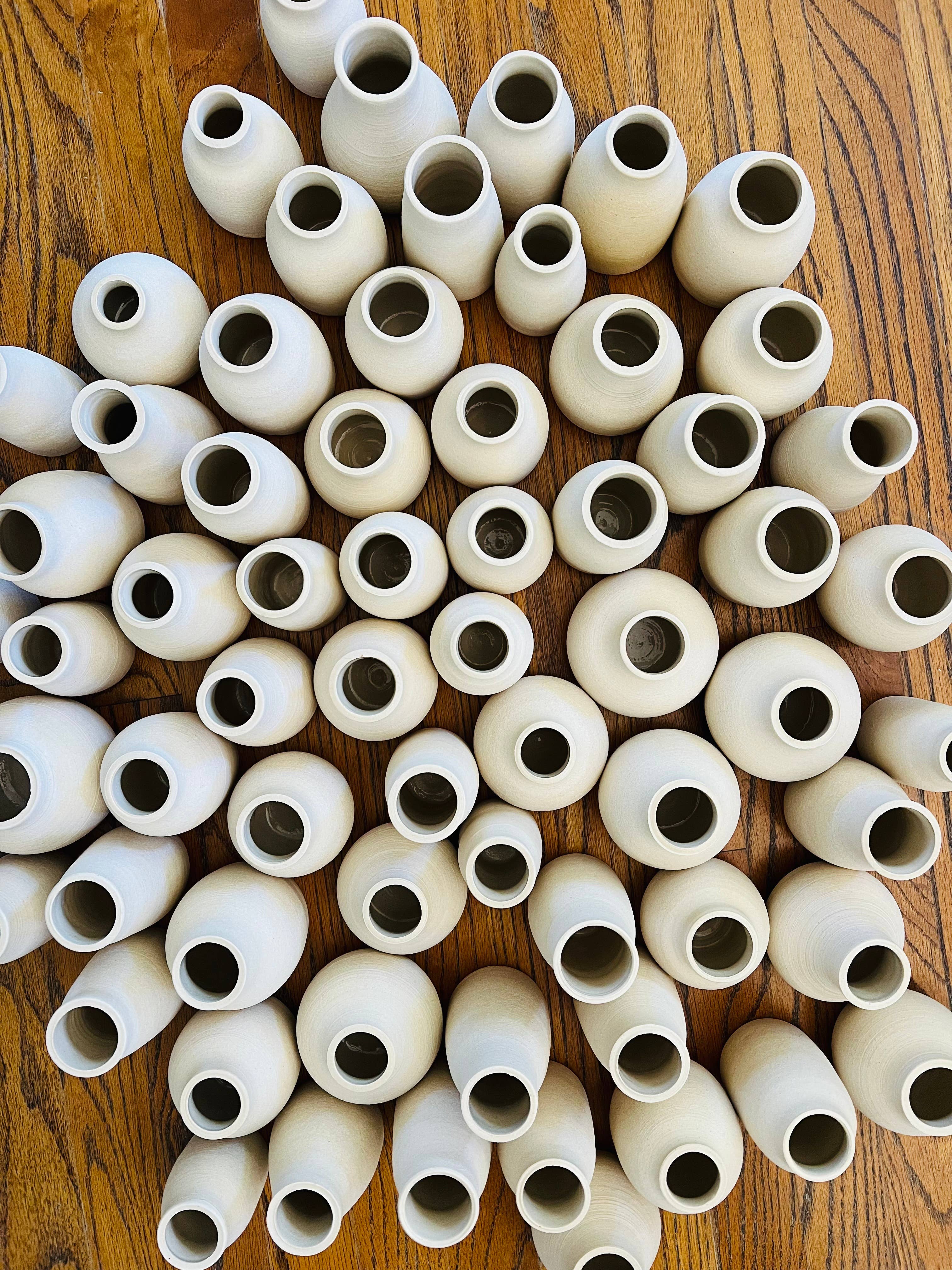 Bowman Ceramics - Wholesale Vase - Stone white bud vases10