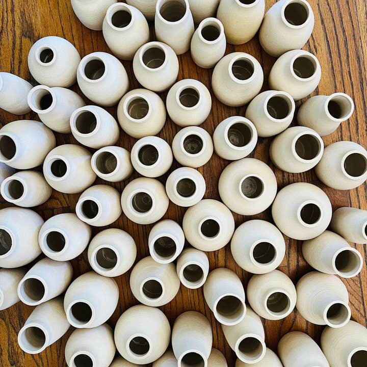 Bowman Ceramics - Wholesale Vase - Stone white bud vases10