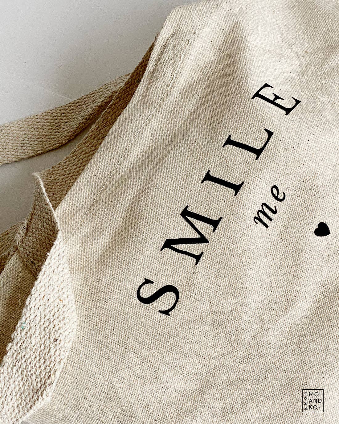 MOI AND KO - Wholesale Tote Bag - Women's - Totebag Nature 100% Cotton | Smile | Shopping Bag2
