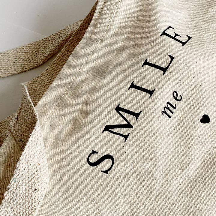 MOI AND KO - Wholesale Tote Bag - Women's - Totebag Nature 100% Cotton | Smile | Shopping Bag2