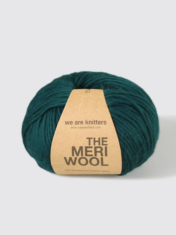 Meriwool 100% Merino Wool Superwash Forest Green for wholesale by We Are Knitters US