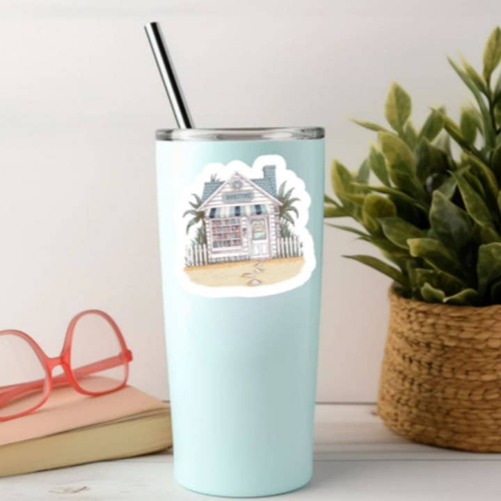 Blu Butterfly Stickers - Wholesale Sticker - Beach House Bookstore Sticker 2