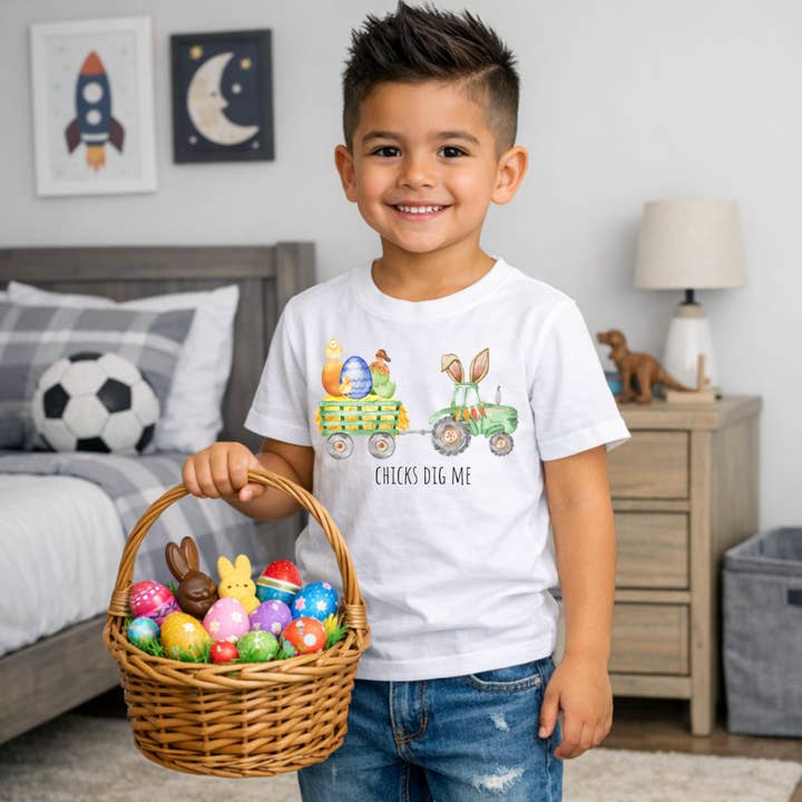 Las chicas me adoran camiseta de Pascua para chicos para venta al por mayor de AvaryMaeInspirations