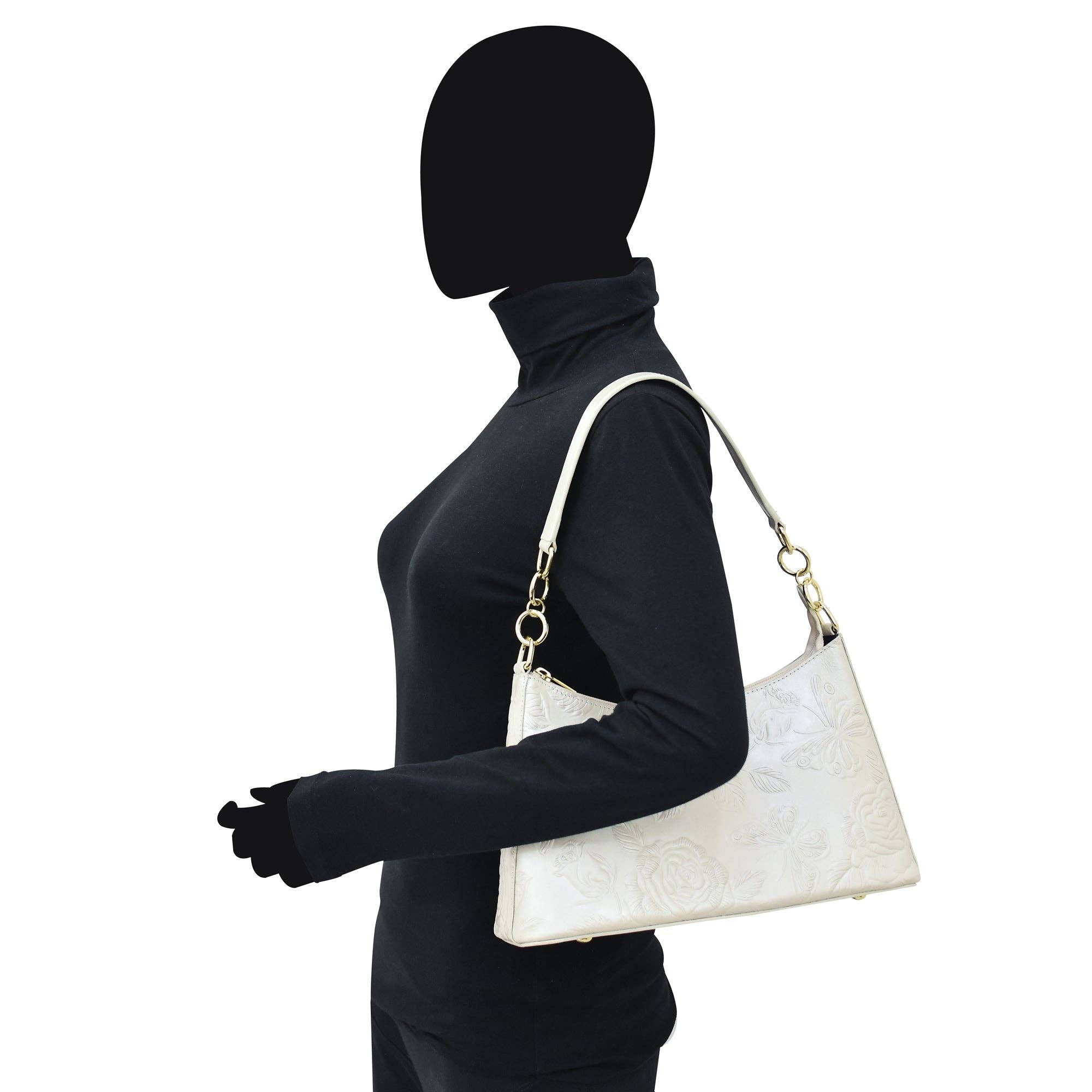 Anuschka | Vanya Lara (USA) - Wholesale Shoulder Bag - Women's - Hobo With Chain Strap - 7075