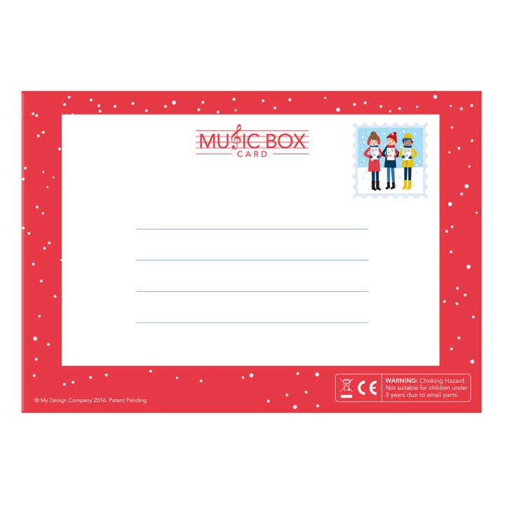 My Design Collections - Vendita all'ingrosso Biglietti di auguri di Natale - Biglietto musicale natalizio città.3