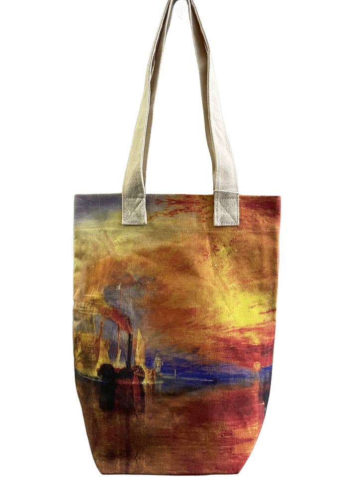 Turner's The Fighting Temeraire Cotton Tote Bag (Pack Of 3) for wholesale by Fashion Scarf World