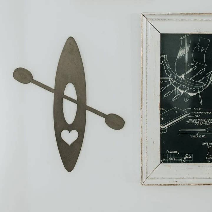 Keystone Steel Co. - Wholesale Wall Accent - Kayak Wall Decor